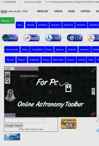 Astronomy Toolbar